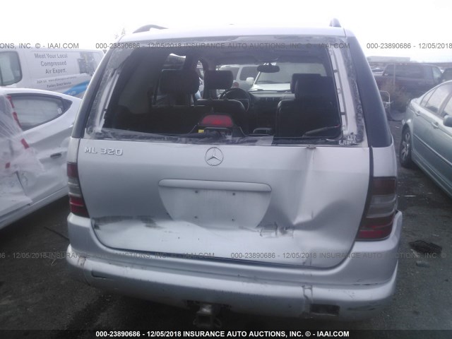 4JGAB54E8XA139469 - 1999 MERCEDES-BENZ ML 320 SILVER photo 6