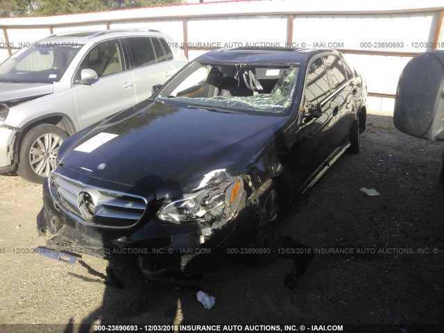 WDDHF5KB9EA859253 - 2014 MERCEDES-BENZ E 350 BLACK photo 2