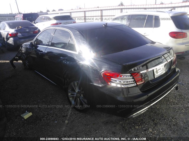 WDDHF5KB9EA859253 - 2014 MERCEDES-BENZ E 350 BLACK photo 3