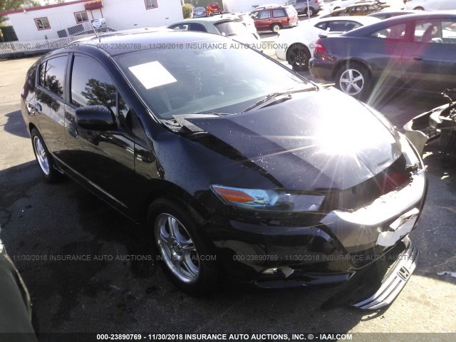 JHMZE2H58AS004368 - 2010 HONDA INSIGHT LX BLACK photo 1