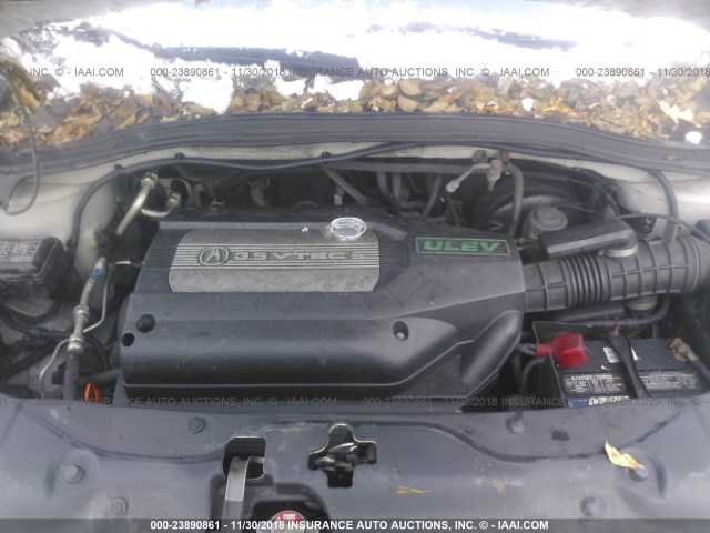 2HNYD18602H533853 - 2002 ACURA MDX TOURING SILVER photo 10