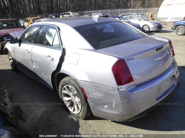 2C3CCAAG7FH820168 - 2015 CHRYSLER 300 LIMITED SILVER photo 3