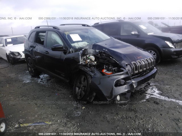 1C4PJLCB9GW355217 - 2016 JEEP CHEROKEE LATITUDE BLACK photo 1