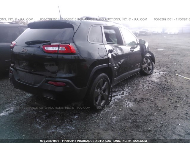 1C4PJLCB9GW355217 - 2016 JEEP CHEROKEE LATITUDE BLACK photo 4