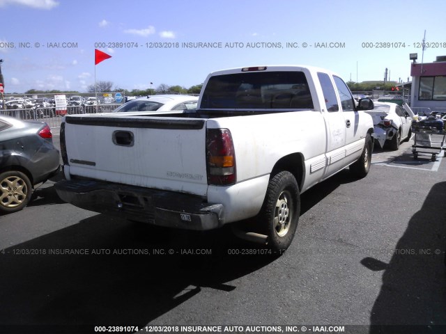 2GCEC19V021385794 - 2002 CHEVROLET SILVERADO C1500 WHITE photo 4