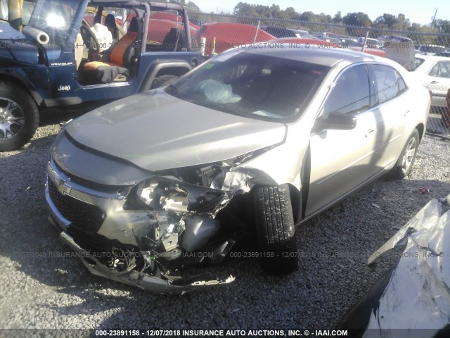 1G11B5SL4FF313182 - 2015 CHEVROLET MALIBU LS 棕色 照片 2