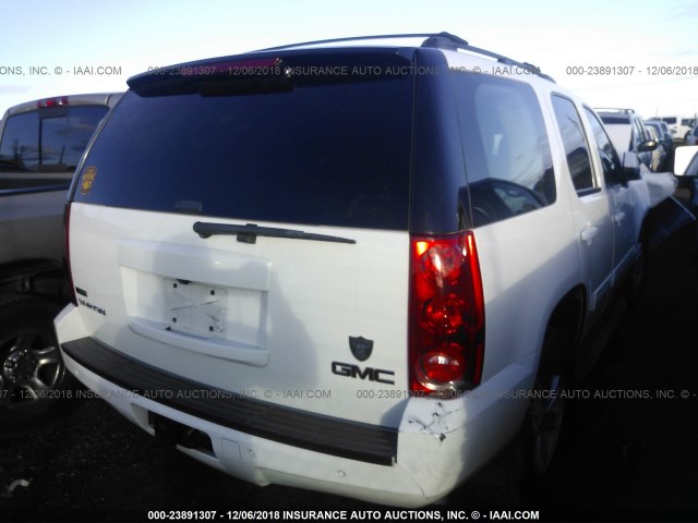 1GKS1AE09CR254511 - 2012 GMC YUKON SLE WHITE photo 4