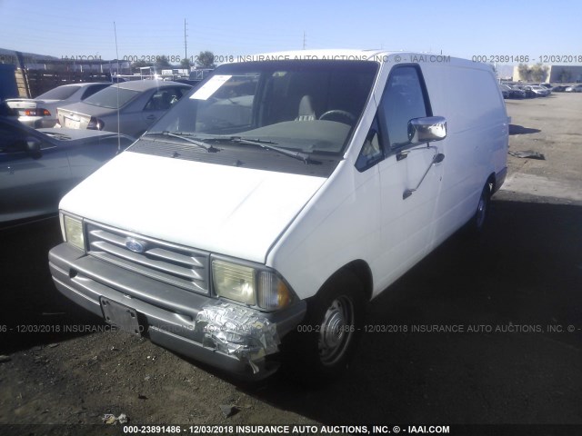 1FTDA34U2NZA71295 - 1992 FORD AEROSTAR WHITE photo 2