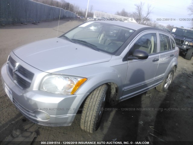 1B3HB48B87D264288 - 2007 DODGE CALIBER SXT SILVER photo 2