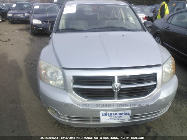 1B3HB48B87D264288 - 2007 DODGE CALIBER SXT SILVER photo 6