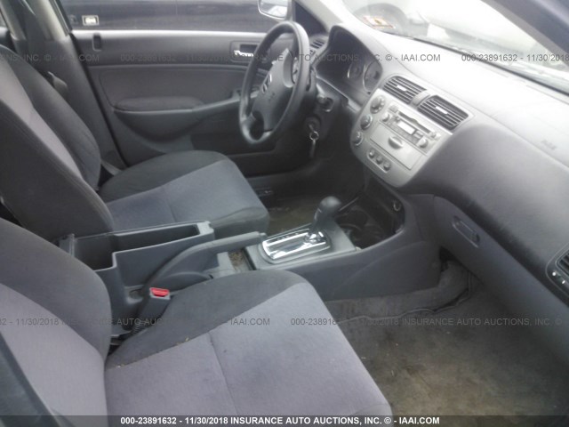 JHMES96645S015840 - 2005 HONDA CIVIC HYBRID GRAY photo 5