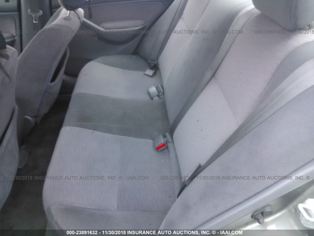 JHMES96645S015840 - 2005 HONDA CIVIC HYBRID GRAY photo 8