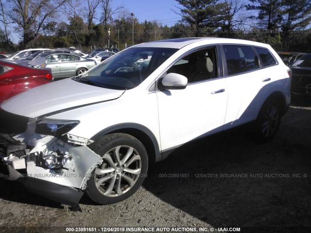 JM3TB2DA6B0302909 - 2011 MAZDA CX-9 WHITE photo 2