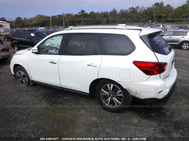 5N1DR2MN6HC647808 - 2017 NISSAN PATHFINDER S/SV/SL/PLATINUM WHITE photo 3