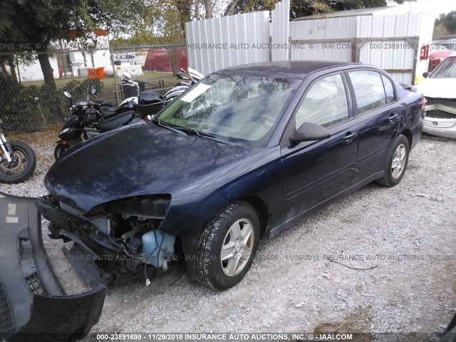 1G1ZT54844F200080 - 2004 CHEVROLET MALIBU LS 深蓝色 照片 2