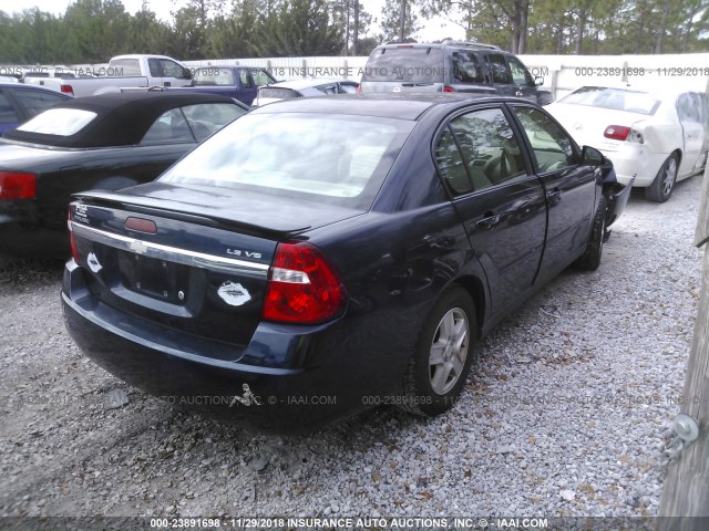 1G1ZT54844F200080 - 2004 CHEVROLET MALIBU LS 深蓝色 照片 4