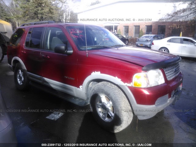 1FMDU73E42ZB95939 - 2002 FORD EXPLORER XLT RED photo 1