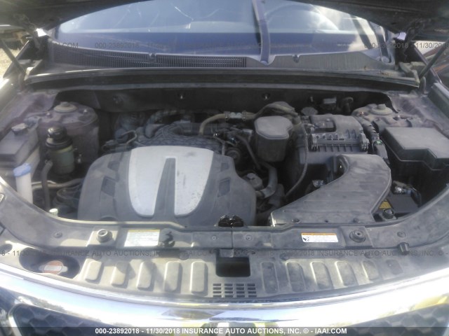 5XYKT4A29CG264260 - 2012 KIA SORENTO LX 勃艮第红 照片 10