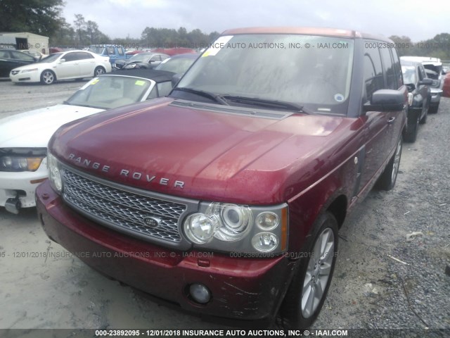 SALMF13406A227978 - 2006 LAND ROVER RANGE ROVER SUPERCHARGED RED photo 6