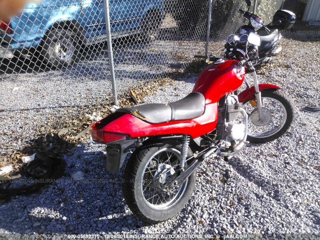 JH2MC24083K000066 - 2003 HONDA CB250 RED photo 4