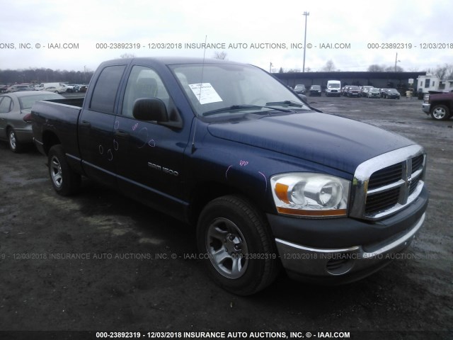 1D7HA18K76J220983 - 2006 DODGE RAM 1500 ST BLUE photo 1