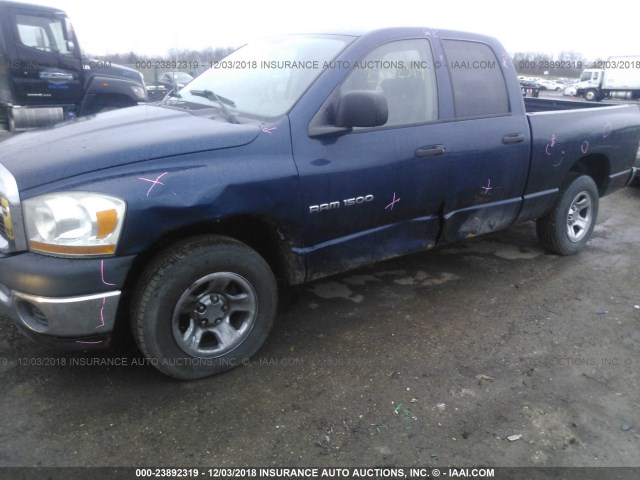 1D7HA18K76J220983 - 2006 DODGE RAM 1500 ST BLUE photo 6