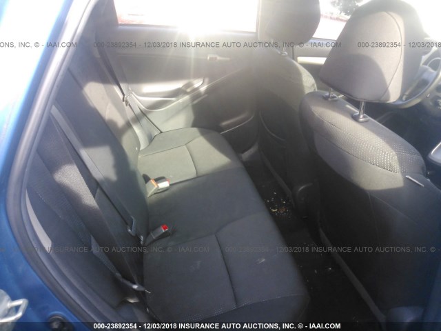 2T1KU40E99C040094 - 2009 TOYOTA COROLLA MATRIX  BLUE photo 8