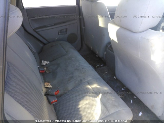 1J4GR48K76C169502 - 2006 JEEP GRAND CHEROKEE LAREDO/COLUMBIA/FREEDOM BLACK photo 8