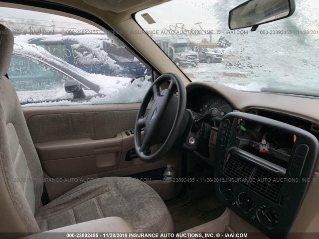 1FMZU72K13ZA57077 - 2003 FORD EXPLORER XLS/XLS SPORT GREEN photo 5