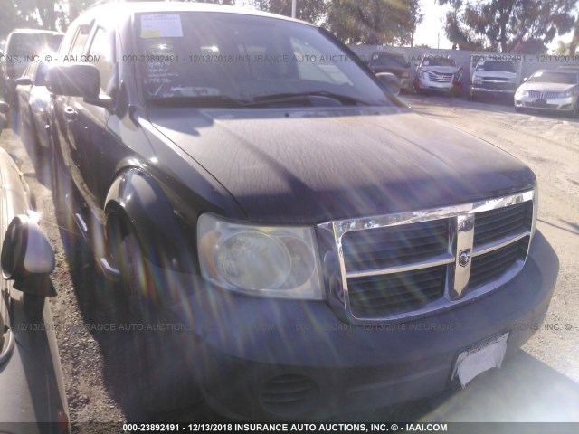 1D8HD38K97F533276 - 2007 DODGE DURANGO SXT BLACK photo 1