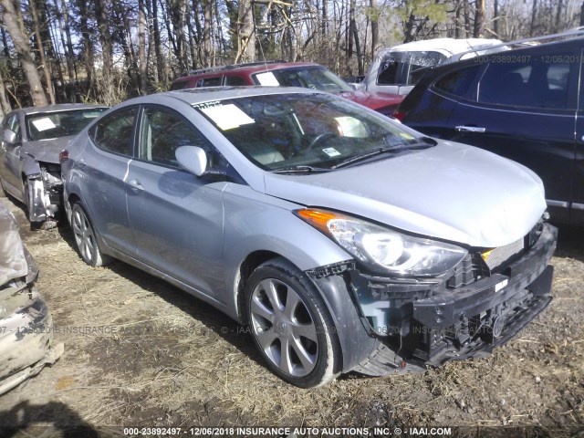 5NPDH4AE1BH052674 - 2011 HYUNDAI ELANTRA GLS/LIMITED SILVER photo 1