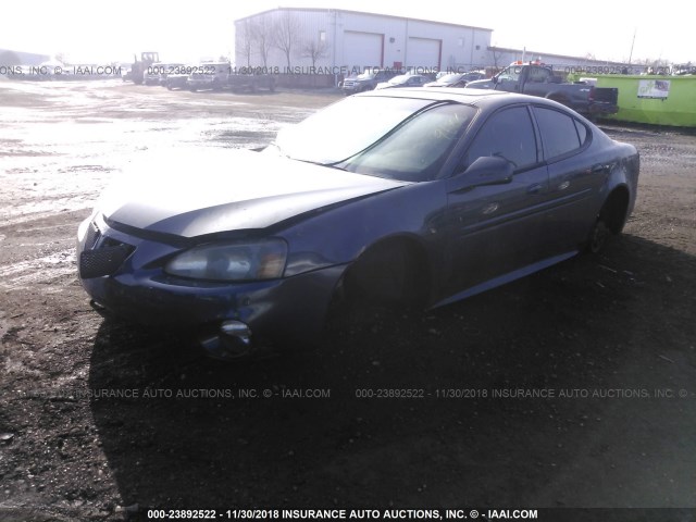 2G2WP552681189688 - 2008 PONTIAC GRAND PRIX GRAY photo 2