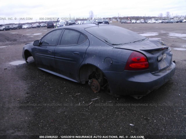 2G2WP552681189688 - 2008 PONTIAC GRAND PRIX GRAY photo 3