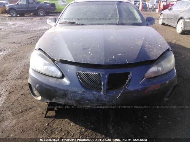 2G2WP552681189688 - 2008 PONTIAC GRAND PRIX GRAY photo 6