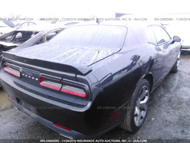 2C3CDZBG1FH705060 - 2015 DODGE CHALLENGER SXT PLUS BLACK photo 4