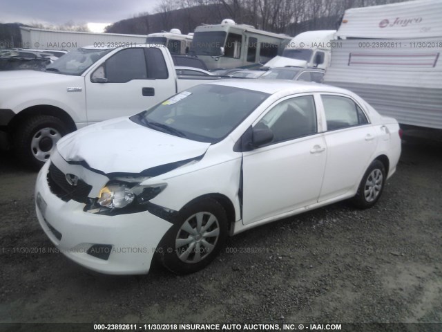 JTDBL40E59J043940 - 2009 TOYOTA COROLLA LE/XLE WHITE photo 2