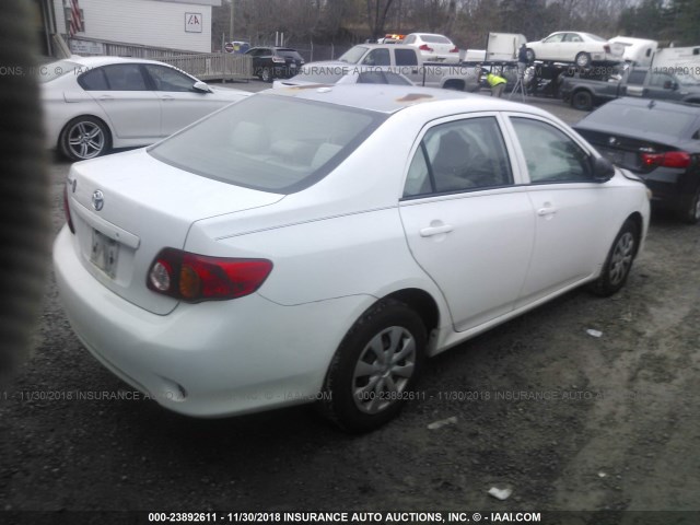 JTDBL40E59J043940 - 2009 TOYOTA COROLLA LE/XLE WHITE photo 4