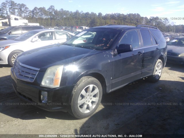 1GYEE637060131306 - 2006 CADILLAC SRX BLACK photo 2