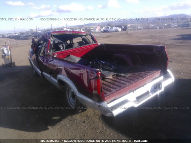 1GCCS19W8S8201217 - 1995 CHEVROLET S TRUCK S10 RED photo 3