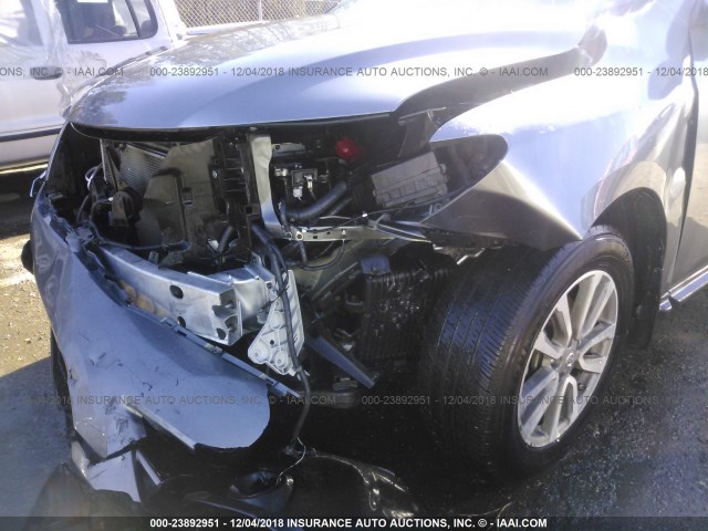 5N1AR2MN5FC668956 - 2015 NISSAN PATHFINDER S/SV/SL/PLATINUM GRAY photo 6