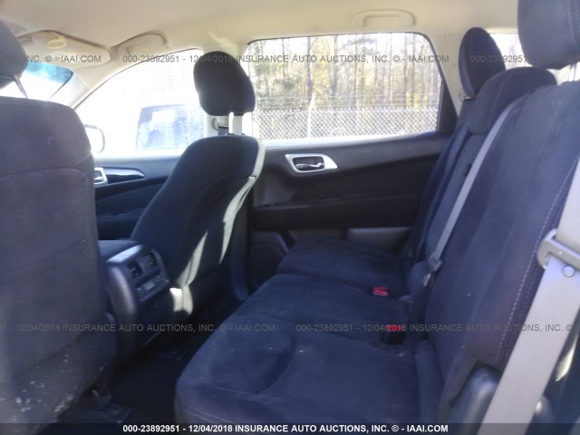 5N1AR2MN5FC668956 - 2015 NISSAN PATHFINDER S/SV/SL/PLATINUM GRAY photo 8