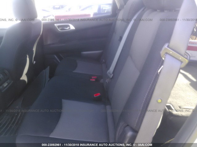 5N1DR2MN4HC604407 - 2017 NISSAN PATHFINDER S/SV/SL/PLATINUM SILVER photo 8