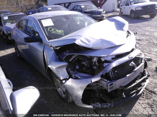 1G1ZB5ST3HF221728 - 2017 CHEVROLET MALIBU LS SILVER photo 1