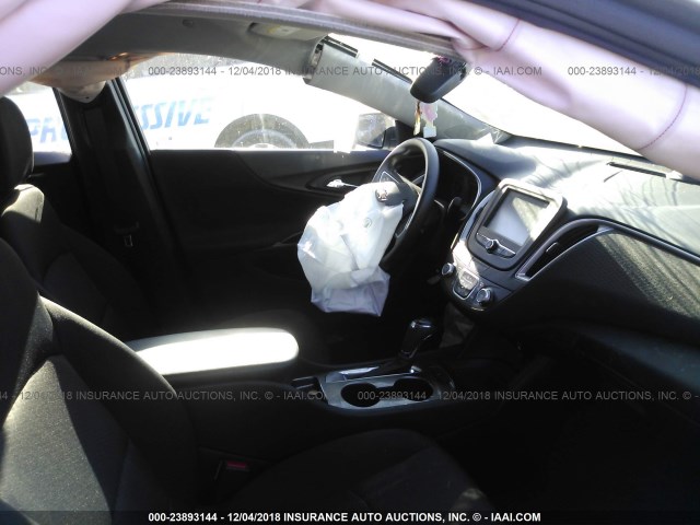 1G1ZB5ST3HF221728 - 2017 CHEVROLET MALIBU LS SILVER photo 5