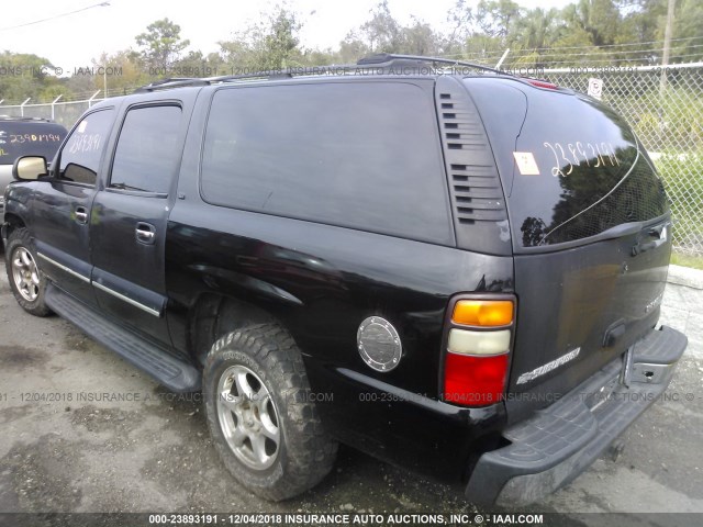 3GNEC16Z94G212722 - 2004 CHEVROLET SUBURBAN C1500 BLACK photo 3