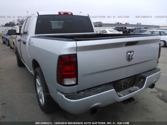 1C6RD6KT8CS246137 - 2012 DODGE RAM 1500 ST SILVER photo 3