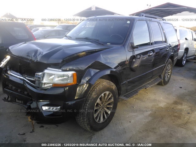 1FMJU1JT9FEF06358 - 2015 FORD EXPEDITION XLT/KING RANCH BLACK photo 2