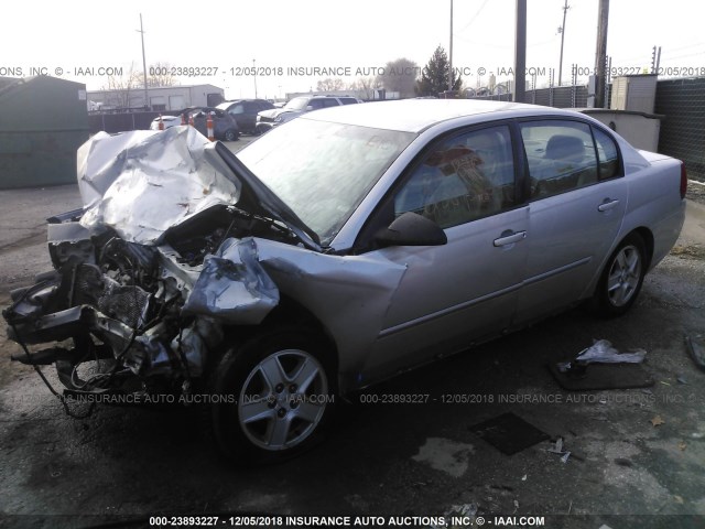 1G1ZT54844F245956 - 2004 CHEVROLET MALIBU LS SILVER photo 2