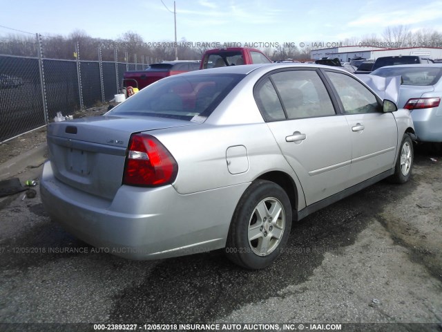 1G1ZT54844F245956 - 2004 CHEVROLET MALIBU LS SILVER photo 4