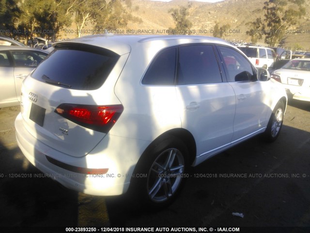 WA1LFAFP9DA017783 - 2013 AUDI Q5 PREMIUM PLUS WHITE photo 4